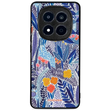 Mobiwear Glossy Xiaomi Redmi Note 15 Pro 4G fényes tok - G037G, kék virágok tok és táska