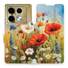 Mobiwear Infinix Note 40 flip tok - nyári rét tok és táska