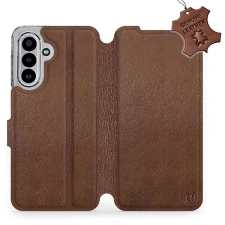 Mobiwear Kožené flip pouzdro pro Samsung Galaxy A17 / A17 5G hnědé tok és táska