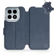 Mobiwear Kožené flip pouzdro pro Xiaomi 17 modré tok és táska