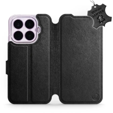 Mobiwear Kožené flip pouzdro pro Xiaomi 17T Pro - černé tok és táska