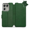 Mobiwear Leather Mobiwear flip book for Motorola EDGE 50 Ultra - Green - L_GRS (5906511280663)