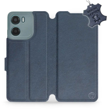 Mobiwear Motorola Moto E15 kék bőr flip tok (5906511825215) tok és táska