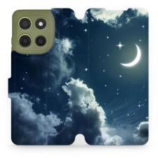 Mobiwear Motorola Moto G15 flip tok - égbolt (5906511823419) tok és táska