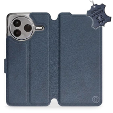 Mobiwear Poco F7 Pro 5G kék bőr flip tok tok és táska