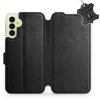 Mobiwear Samsung Galaxy A15 / A15 5G fekete bőr flip tok - L_BLS (5904808866231)