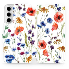 Mobiwear Samsung Galaxy A16 4G / 5G flip tok - mezei virágok (5906511508958) tok és táska