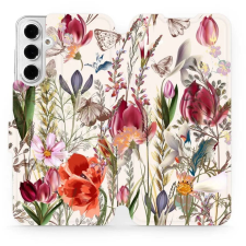 Mobiwear Samsung Galaxy A16 4G / 5G flip tok - rét (5906511508927) tok és táska