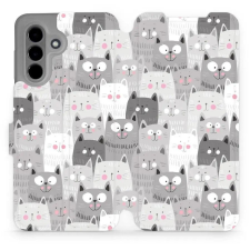 Mobiwear Samsung Galaxy A36 flip tok - macskák (5906511813311) tok és táska