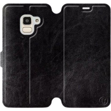 Mobiwear Samsung Galaxy J6 2018 fekete flipes tok szürke belsővel (5903226359059) tok és táska