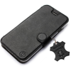 Mobiwear Samsung Galaxy S21 FE fekete bőr flip tok - L_BLS (5903516724758)