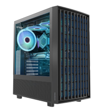 Modecom PC case Breeze ARGB FLOW Midi black számítógép ház