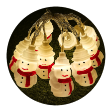 Modee Karácsonyi LED Füzér Plastic Elemes C1012 (10LED/1,35m/15cm) warm karácsonyfa izzósor