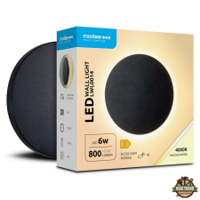  Modee LED Fali Lámpa (LWL0014) 6W IP65 D130x42mm 4000K (800 lumen) világítás