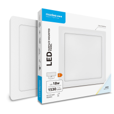 Modee Lighting LED Panel Négyzet - Felszerelhető 18W 6000K (1530 lumen) A-series világítás