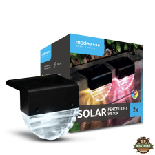  Modee Lighting LED Szolár Napelemes Fali Lámpa WS109 RGB (2db/doboz) kültéri világítás