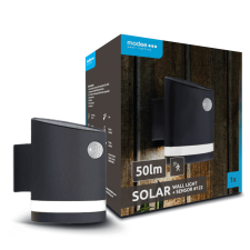  Modee Lighting LED Szolár Napelemes Fali Lámpa WS122 + sensor (50 lumen) kültéri világítás