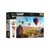 Modell-Hobby : Trefl: Színes hőlégballonok puzzle - 1500 darabos + ajándék ragasztó - puzzle