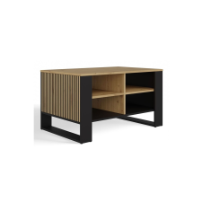  Modern 4P SLIM Dohányzóasztal - Artisan Fekete bútor