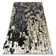 Modern DE LUXE 2079 útburkoló tégla - Structural arany / szürke 240x340 cm lakástextília