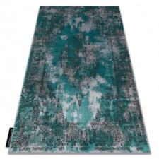 Modern DE LUXE 6754 Absztrakció - Structural zöld / szürke 120x170 cm lakástextília