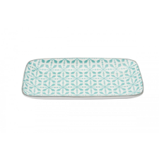 Modern design porcelán négyszögletes tál konyhai eszköz