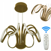  MODERN FÜGGŐLÁMPA MENNYEZETI Csillár LED TÁVIRÁNYÍTÓVAL 3 ARANY SZÍNBEN