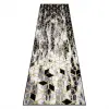  Modern GLOSS szőnyeg, futó szőnyegek 409A 82 Kocka elegáns, glamour, art deco fekete / szürke / arany 80x250 cm