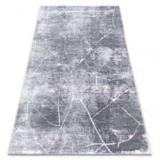 Modern MEFE szőnyeg 2783 Márvány - Structural két szintű gyapjú sötétszürke 80x150 cm lakástextília