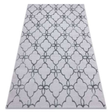  Modern MEFE szőnyeg 8504 Virágok - sötétszürke 200x290 cm lakástextília