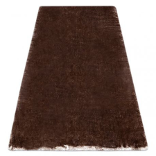 Modern mosószőnyeg LAPIN shaggy, csúszásgátló elefántcsont / csokoládé 133x180 cm lakástextília