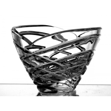  Modern * Ólomkristály Ovál tál 21 cm (15218) konyhai eszköz
