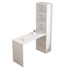  MODERN SZÁMÍTÓGÉPES ÍRÓASZTAL POLCOKKAL SKANDINÁV IFJÚSÁGI FEHÉR íróasztal