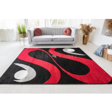  Modern Szőnyeg Margaret 2331 (Black-Red) 160x220cm Fekete-Piros lakástextília