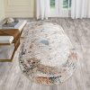  Modern szőnyeg Mykonos 6979 (Beige-Cream) Ovális 60x80cm Bézs-Zöld-Arany
