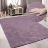  Modern szőnyeg Palm Plüss (Purple) 60x220cm Lila