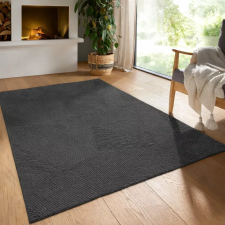  Modern szőnyeg Rio 3D Fay (Antracit) 80x150cm Sötét Szürke lakástextília