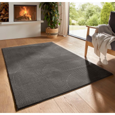 Modern szőnyeg Rio 3D Joy (Antracit) 150x220cm Sötét Szürke lakástextília