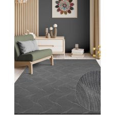 Modern szőnyeg Rio 3D Orla (Antracit) 60x220cm Sötét Szürke lakástextília