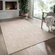  Modern szőnyeg Rio 3D Random (Beige) 120x170cm Bézs lakástextília