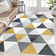  Modern szőnyeg Rombusz 852 (Yellow) 200x290cm Sárga-Szürke lakástextília