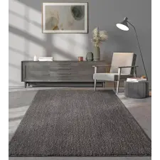  Modern szőnyeg Sacramento (Antracit) 200x280cm Sötét Szürke lakástextília