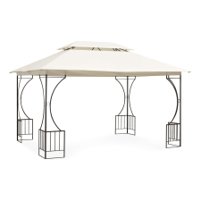 ModernHome Kerti pavilon sátor 3x4m oldalfalak | 1701 3X4 BEIGE kerti bútor