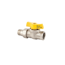 Mofém Gáz golyóscsap KB csatlakozással 1/2” hűtés, fűtés szerelvény