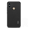 MOFI Honor Xiaomi Mi 8 SE tok (szilikon keret, bőr hatású hátlap, fekete)