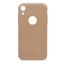 MOFI műanyag telefonvédő (ultravékony, logo kivágás) ARANY [Apple iPhone XR 6.1] tok és táska