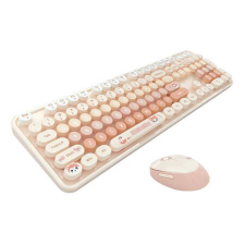 MOFII Sweet New vezeték nélküli angol billentyűzet + egér (6950125752305) (New SMK-623387AG O) billentyűzet