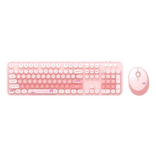 MOFII Sweet New vezeték nélküli angol billentyűzet + egér pink (6950125752275) (Sweet SMK-623387AG) billentyűzet