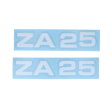 MOGA 2 darabos matrica szett, szélesség 95mm, magasság 17mm, ZA 25 mopedhez egyéb motorkerékpár alkatrész