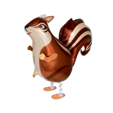 Mókus Squirrel, Mókus sétáló fólia lufi 55 cm party kellék